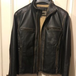 Marc New York Leather Motorcycle Jacket - NWT - S